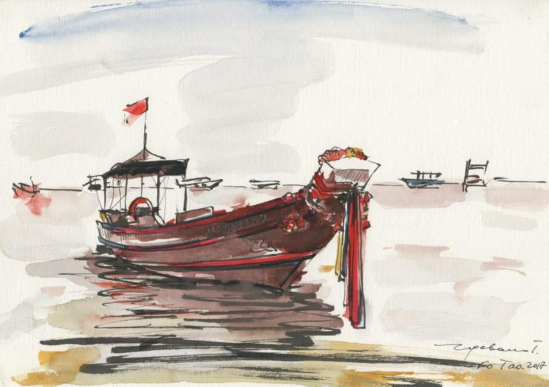 Boats Koh Tao